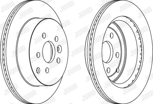 Jurid 563088JC - Brake Disc autospares.lv