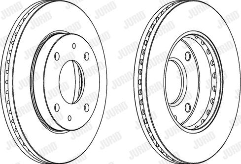 Jurid 563083JC - Brake Disc autospares.lv