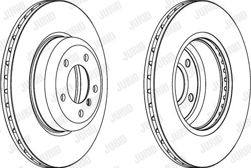 Jurid 563082JC-1 - Brake Disc autospares.lv