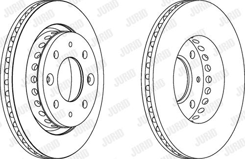 Jurid 563087JC - Brake Disc autospares.lv