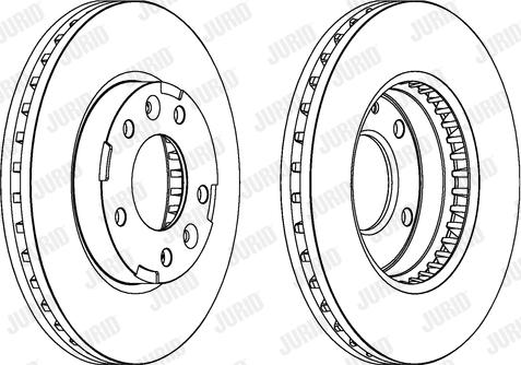 Jurid 563039JC - Brake Disc autospares.lv