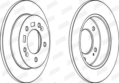 Jurid 563033JC-1 - Brake Disc autospares.lv