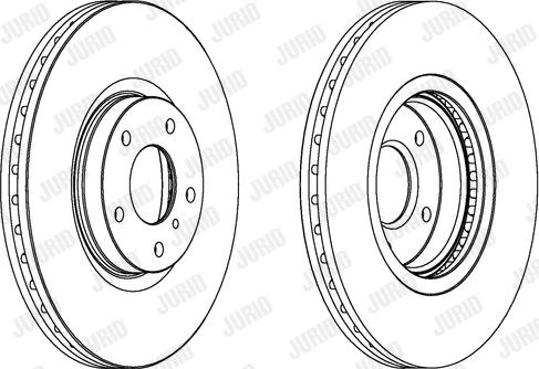 Jurid 563032JC-1 - Brake Disc autospares.lv