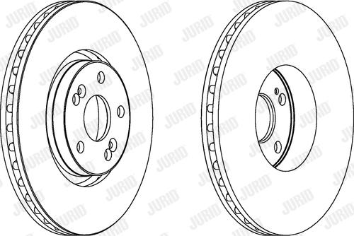 Jurid 563025JC-1 - Brake Disc autospares.lv