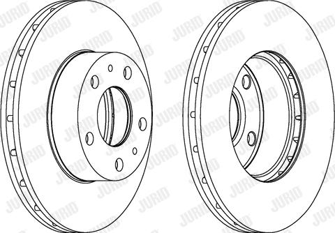 Jurid 563026J - Brake Disc autospares.lv