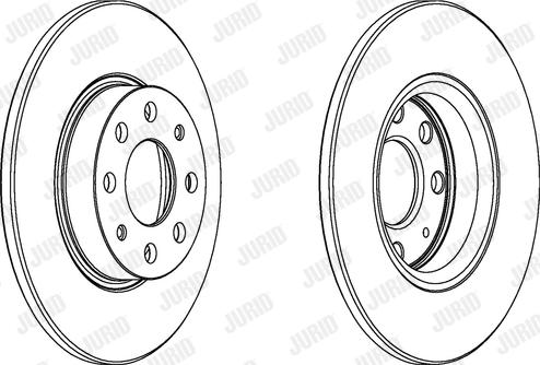 Jurid 563020JC-1 - Brake Disc autospares.lv