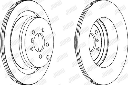 Jurid 563023JC-1 - Brake Disc autospares.lv