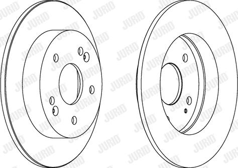 Jurid 563071JC - Brake Disc autospares.lv