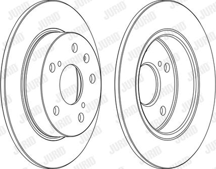 Jurid 563141JC-1 - Brake Disc autospares.lv