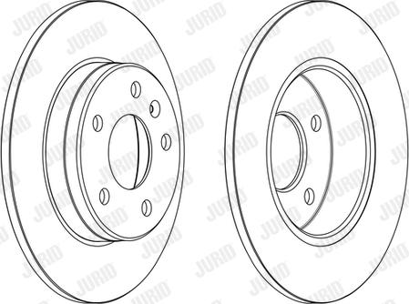 Jurid 563159JC - Brake Disc autospares.lv