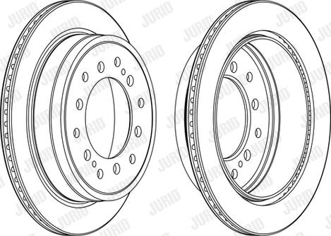 Jurid 563157JC - Brake Disc autospares.lv