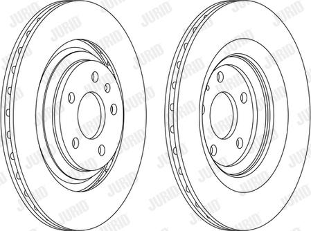 Jurid 563164JC - Brake Disc autospares.lv