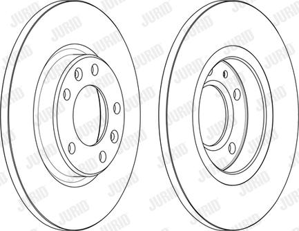 Jurid 563166JC-1 - Brake Disc autospares.lv