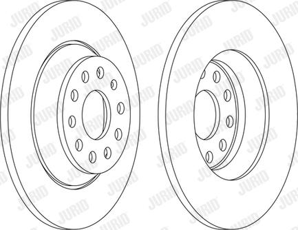 Jurid 563168JC-1 - Brake Disc autospares.lv