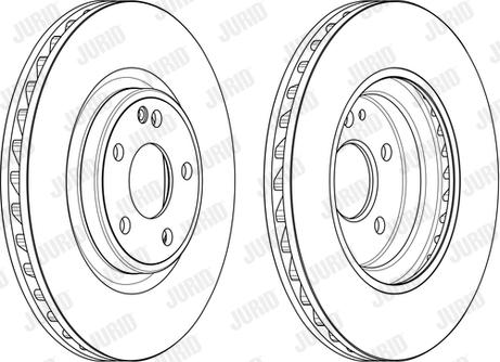 Jurid 563163JC - Brake Disc autospares.lv