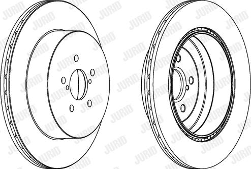 Jurid 563101JC - Brake Disc autospares.lv