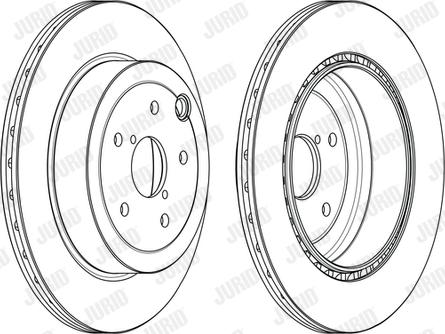 Jurid 563108JC - Brake Disc autospares.lv