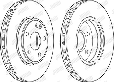 Jurid 563114JC-1 - Brake Disc autospares.lv