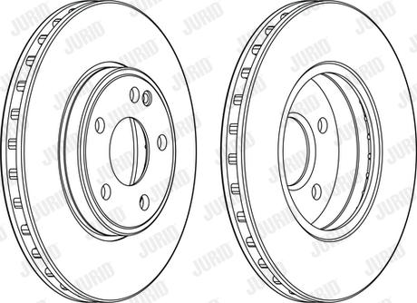 Jurid 563114JC - Brake Disc autospares.lv