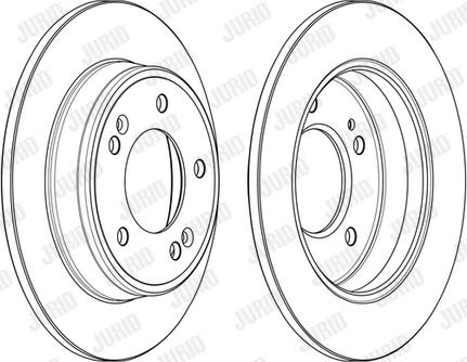 Jurid 563110JC-1 - Brake Disc autospares.lv