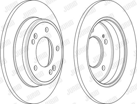 Jurid 563110JC-1 - Brake Disc autospares.lv