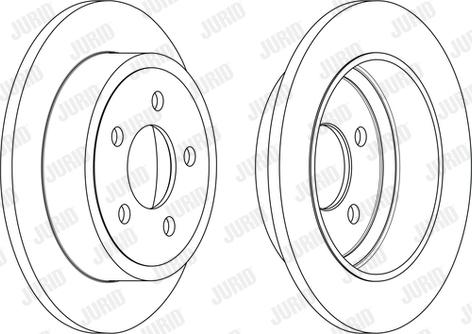 Jurid 563189JC - Brake Disc autospares.lv