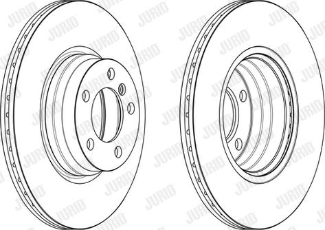 Jurid 563181JC-1 - Brake Disc autospares.lv