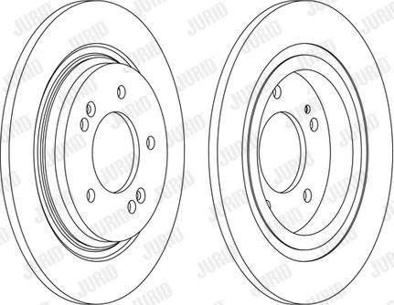 Jurid 563182JC - Brake Disc autospares.lv