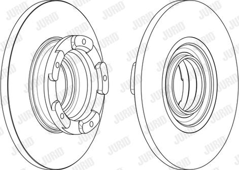 Jurid 563125JC-1 - Brake Disc autospares.lv