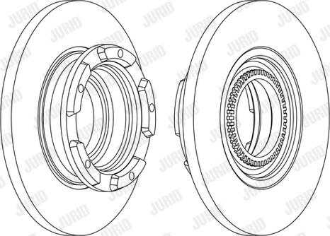 Jurid 563126JC-1 - Brake Disc autospares.lv