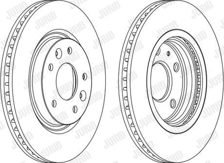 Jurid 563120JC-1 - Brake Disc autospares.lv