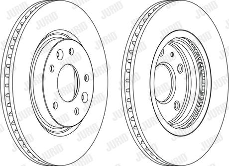 Jurid 563120JC - Brake Disc autospares.lv