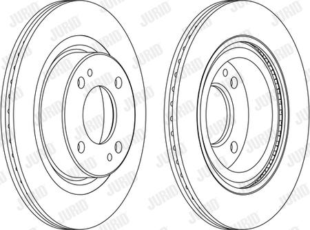 Jurid 563121JC - Brake Disc autospares.lv