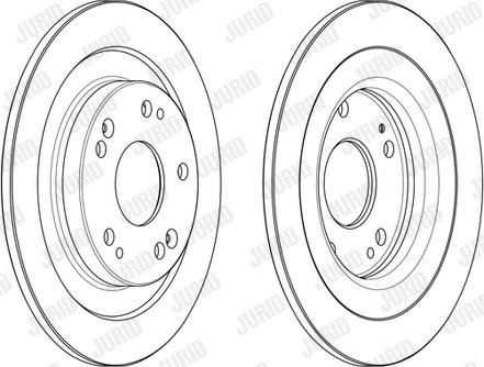 Jurid 563128JC-1 - Brake Disc autospares.lv