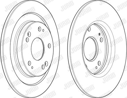 Jurid 563128JC - Brake Disc autospares.lv