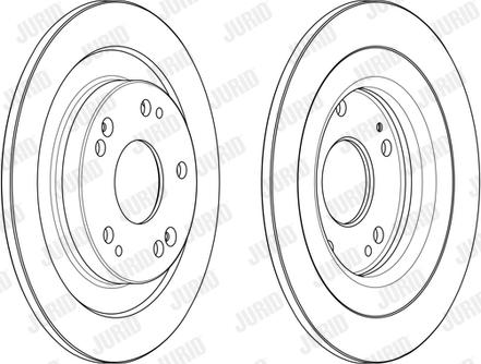 Jurid 563128JC - Brake Disc autospares.lv