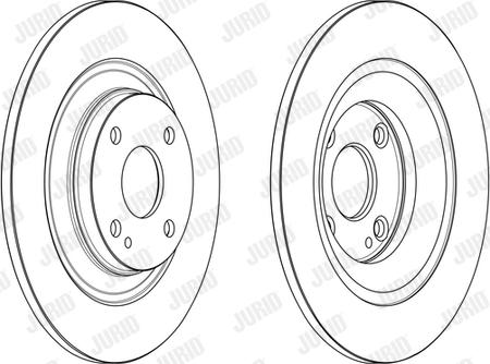 Jurid 563172JC - Brake Disc autospares.lv