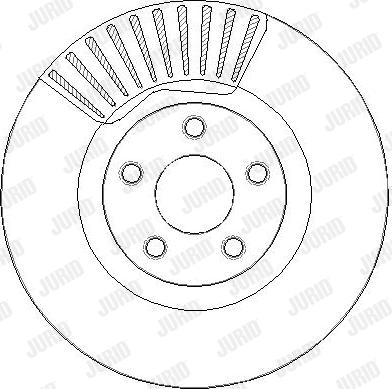 Jurid 563395JC-1 - Brake Disc autospares.lv