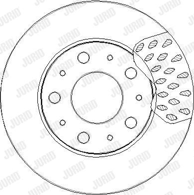 Jurid 563305JC-1 - Brake Disc autospares.lv