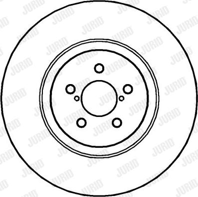 Jurid 563335J-1 - Brake Disc autospares.lv