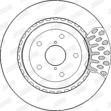 Jurid 563332J-1 - Brake Disc autospares.lv