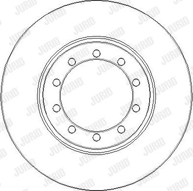 Jurid 563370J-1 - Brake Disc autospares.lv