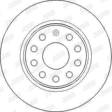 Jurid 563293JC-1 - Brake Disc autospares.lv