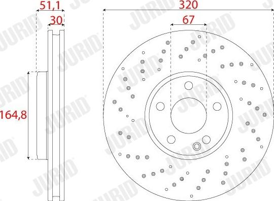 Jurid 563266JC-1 - Brake Disc autospares.lv