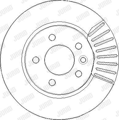 Jurid 563226JC-1 - Brake Disc autospares.lv