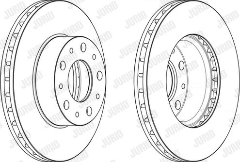 Jurid 563223JC-1 - Brake Disc autospares.lv