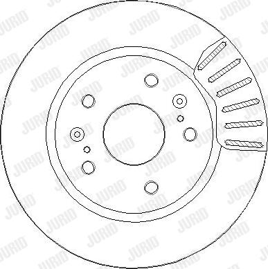 Jurid 563272JC-1 - Brake Disc autospares.lv