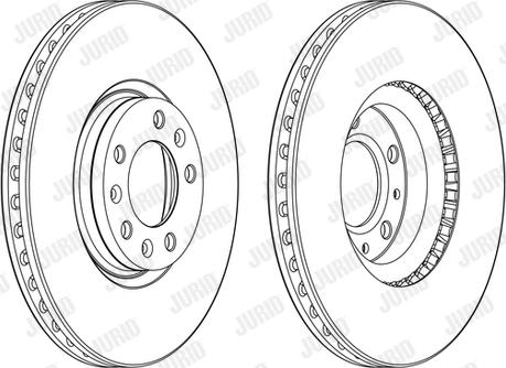 Jurid 562994JC-1 - Brake Disc autospares.lv