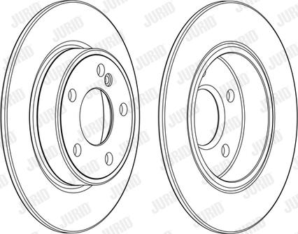 Jurid 562995JC-1 - Brake Disc autospares.lv