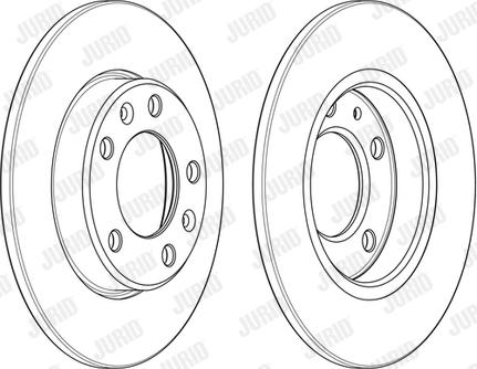 Jurid 562996JC-1 - Brake Disc autospares.lv